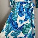 Maxi Dress Tropical Faux Photo 3