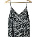 Calvin Klein  Black & White Leopard Print Cami Tank Top M Photo 2