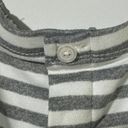 Cuddl Duds  Pajama Set Women's Size 2X Soft Cozy Soft Cropped Gray White Stripes Photo 8