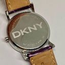 DKNY  solid stainless steel NY8070 Women's watch 36mm silver tone 50M WR running Photo 4