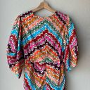 NWT Rhode Dress Abstract Cut Out Isla Ric Rac Chevron Print Mini Dress Size 8 Photo 6