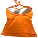 Tommy Bahama  2PC Tankini Set M Creamsicle Swim Halter Style Full Cover Bottom Photo 2