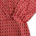 Alexis  Coretti Blouson Top Flounce Hem Printed Mini Dress Women’s Size M Photo 8