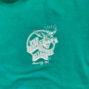 Vintage Y2K The Purple Moose Lagoon Ocean City M.D Green Short Sleeve Shirt XL Photo 2