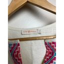 Tory Burch  Cream Linen Tunic with Embroidery Accents Sz. 4 Photo 3