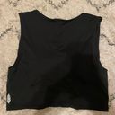 Free People Movement  Black Crop Top size Medium Like New Photo 2