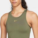 Nike  Dri-FIT One Luxe Olive/Metallic Gold Set XS Photo 5