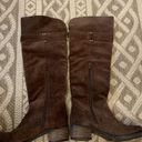 Arturo Chiang  Brown Suede Over the Knee Boots At-Sharin 6 Photo 2