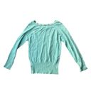 BCBGMAXAZRIA Y2K BCBG pastel button trim boat neck sweater Photo 2