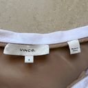 Vince  Linen Blend White High Waisted Shorts Size 4 Photo 7