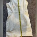 Divided H&M  Yellow Denim Mini Dress Size 10 Photo 4