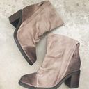 sbicca  Millie double zip ankle booties beige suede Photo 0