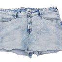 Ava & Viv  Womens Plus Size 26W Acid Wash Stretchy Denim Jean Shorts Photo 0