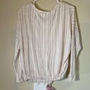 Eberjay Eberjey Pink & White Striped Long‎ Sleeve Pajama Top Size small super soft Photo 7