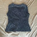 Vintage Blue  Floral Vest Photo 1