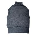 BCBGMAXAZRIA  Charcoal Grey Cowl Neck Sleeveless Sweater Vest Tunic size XS / S Photo 2