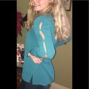 Ro & De Classy Turquoise Blouse Photo 1