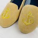 Jack Rogers Women Tan Anchor Suede Flats Size 6.5 Photo 5