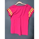 DC Comics  Wonder Woman Bright Pink and Gold T-shirt 2XL Wonder Woman Symbol Photo 5