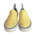  Off The Wall Yellow and White Slip on Vans Size 7.5 Photo 1