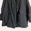 Woman Within  Black Down Fill Insulated Faux Fur Trim Parka Coat Size 1X Photo 5