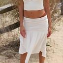 Free People BEACH NWOT White‎ Free-est Robyn Convertible Mini dress/skirt Size S Photo 2