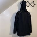 Good American  Performance 1/2 Zip Black Hoodie Tunic Small Photo 13