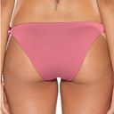 Mulberry Soluna Tie Side Hipster Swim Bikini Bottom  Pink Large NWT Photo 1