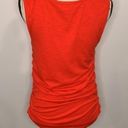 Skinny Girl  stretch slub jersey knit side ruched tank top red S Photo 4