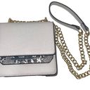 Kensie NWOT!  Snakeskin Trim Chain Crossbody Photo 0