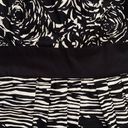 Gabby Skye  Dress Black White Floral Cotton Fit & Flare Front Pockets Size 12 Photo 12