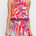 Flying Tomato NWT Floral Abstract Romper S Photo 0