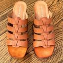 Madden Girl  G-Crosby Tan  Cognac Strappy Block Heel Sandal Photo 0