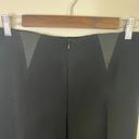 Joseph Ribkoff  Elastic Stretchy Waist Zip Front Wide Leg Black Flare Trouser Photo 3