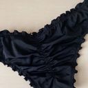 Shade & Shore  Black Ruched Cheeky Bikini Bottoms  Photo 2