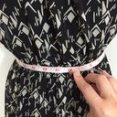 One Clothing Black White Geometric Print Elastic Waist Dress Photo 4