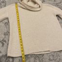 J.Jill  Cream Cowl Neck Knit Sweater Size Small Cotton Blend Photo 18