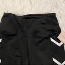 BCBGeneration  High-Waisted Bike Shorts Black White Photo 8