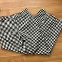 Gingham Black And White Pants Size M Photo 0