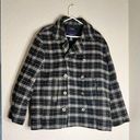 American Eagle  Jacket size Large Wool Blend Plaid Double Breasted Pea Coat Photo 0