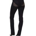 NYDJ  Black Marilyn Straight Jeans Photo 1