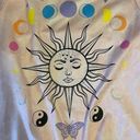 The Moon Juniors boho tank top pink size xs sun stars butter soft yin Yang hippie Photo 0