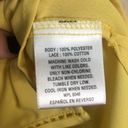 Maison Jules  Bright Sunny yellow Short sleeve ruffle blouse Size Small Photo 3