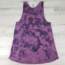 American Apparel NWOT  50/50 Custom Purple Bleach Tie Dye Crinkle Tank Top XS Photo 1