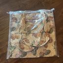 Vintage Jade Tapestry Butterfly Tote Bag Purse Handbag Zipper Shopping Bag NWT Brown Photo 6