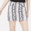 Tinseltown  Mini Snakeskin Skirt White Black Grey Pockets Size 11 NWOT Photo 1