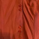 Dress Barn Burnt orange V-neck button up shirt size XL Photo 2