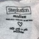 Staykation Mama Embroidered Light Grey Crewneck Sweater Photo 7