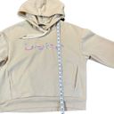 Bebe  Sport Cream Hoodie Rainbow Sequins Size Large Photo 5