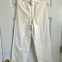 Madewell  Emmett Wide-Leg Crop Jean Welt Pocket Edition Tile White Size 29Tall Photo 6